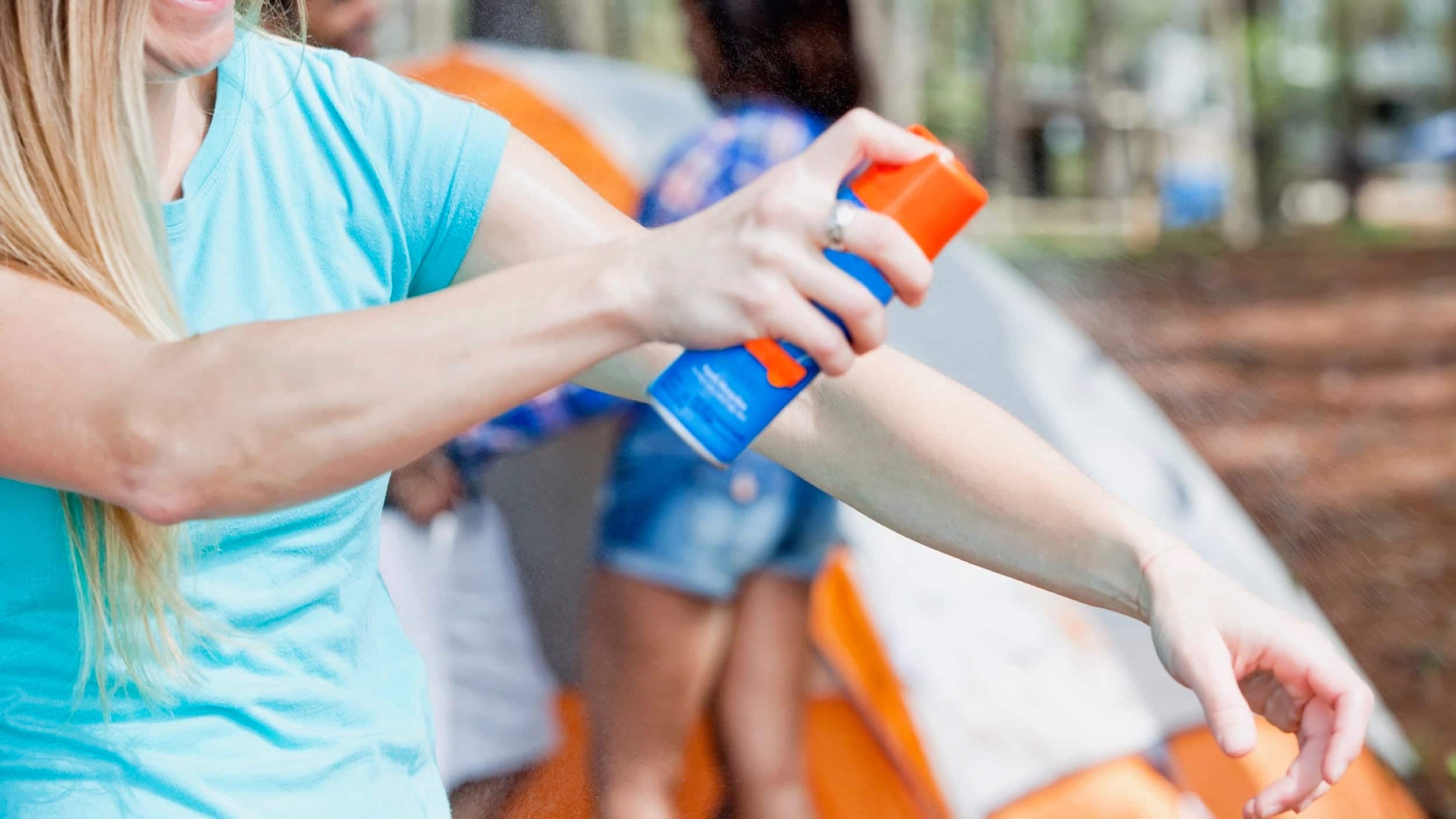 Spraying The Tent